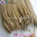 Alibaba Express cheveux humains brésiliens Double Drawn 11A Grade 1g / brin Micro boucle boucle Extension de cheveux